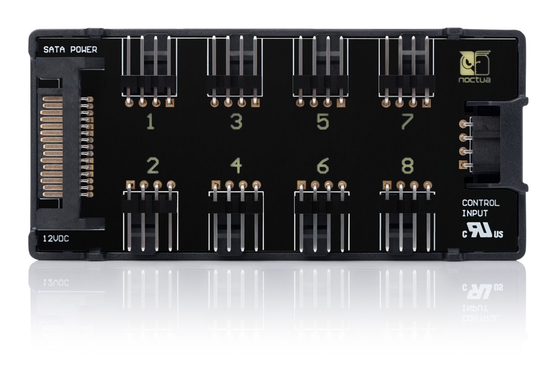 The NA-FH1 Eight-channel PWM Fan Hub is presented by Noctua.
