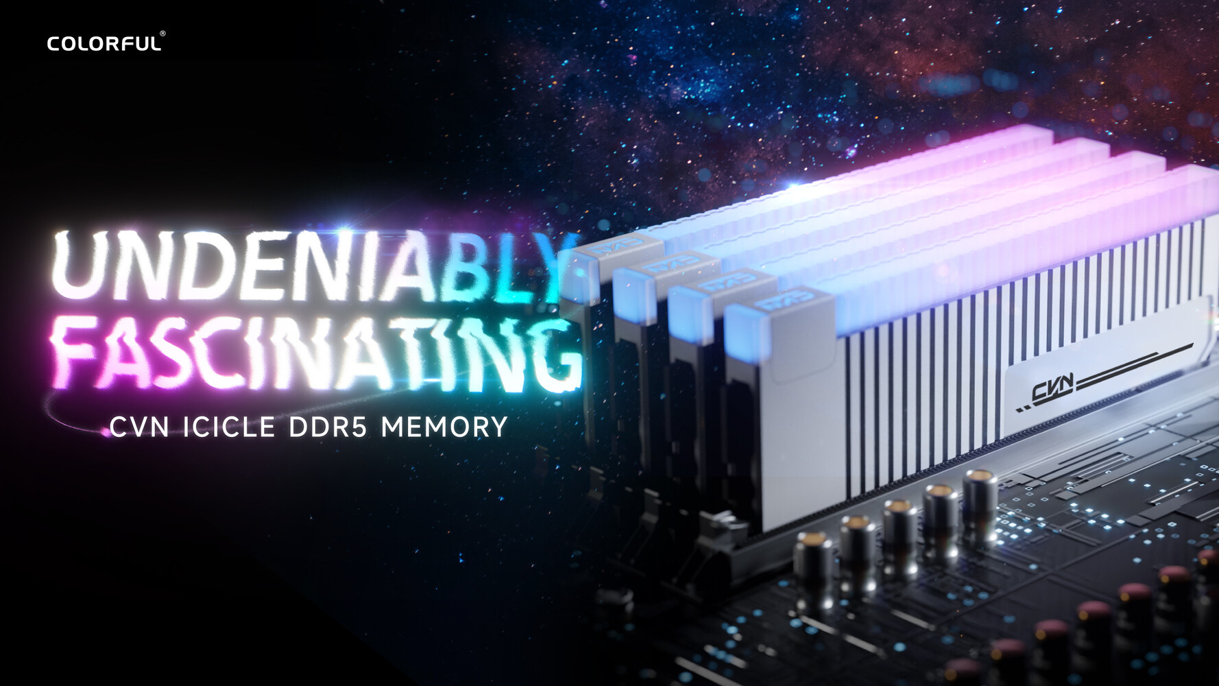 For enthusiasts and overclockers, COLORFUL has launched CVN ICICLE DDR5 Memory.